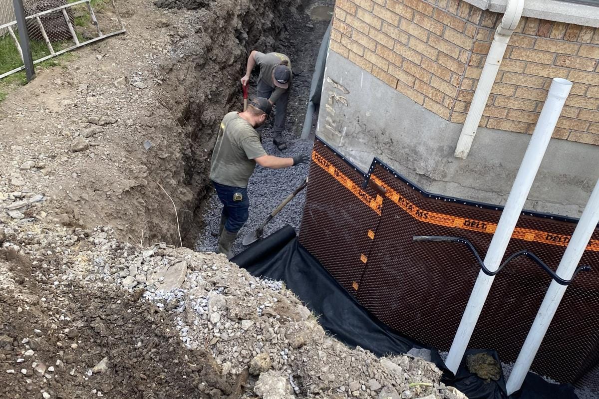 Réparation drain français La Prairie