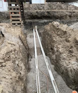 Service sanitaire aqueduc Longueuil Boucherville